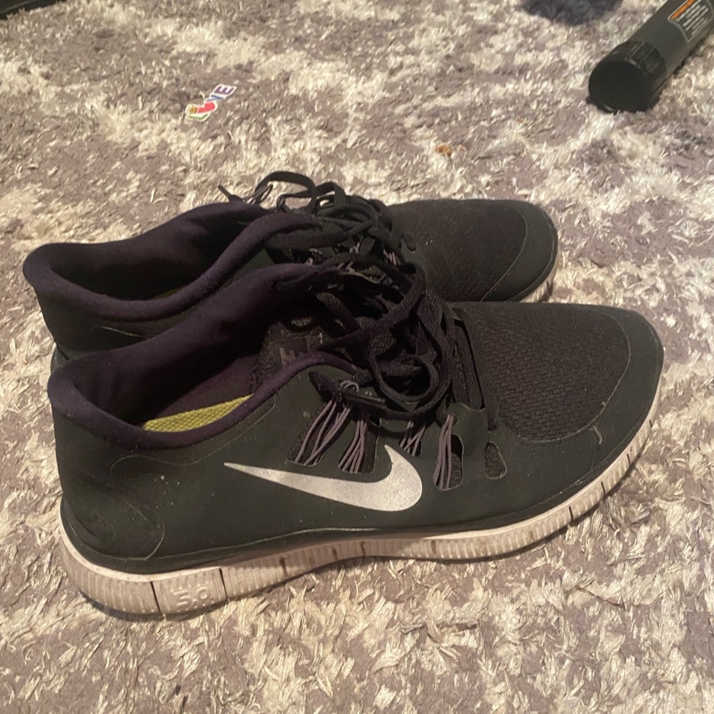 Nike Black and Gray Sneakers